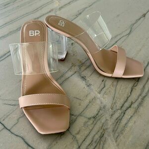 BP heeled Slides size 6